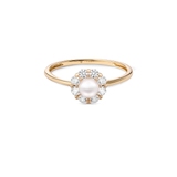 Pierścionek złoty z perłą Ceremonials