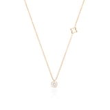 Naszyjnik złoty z brylantem RECARLO