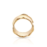 Pierścionek srebrny pozłacany