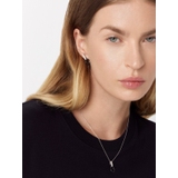 Kolczyki srebrne z czarną ceramiką