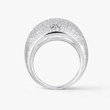 Pierścionek srebrny z cyrkoniami