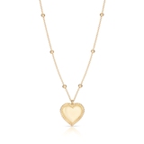 Naszyjnik srebrny serce W.KRUK