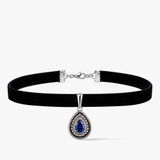 Choker aksamitka Retro