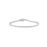 Bransoleta białe złoto z brylantami