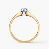 Pierścionek zaręczynowy złoty Jedyny