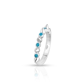 Pierścionek srebrny Laguna