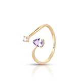 Pierścionek złoty Lollipop