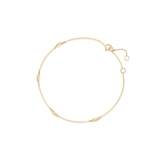 Bransoletka złota z motywem liści