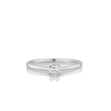 Pierścionek zaręczynowy złoty Królewski