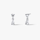 Kolczyki srebrne z cyrkoniami