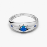 Pierścionek srebrny Alchemia