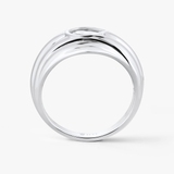 Pierścionek srebrny z cyrkonią