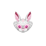 Pierścionek Biały Królik Wonderland