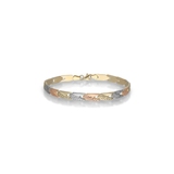 Bransoleta złota tricolor