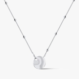 Naszyjnik srebrny z kółeczkiem