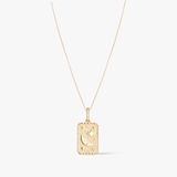 Wisiorek złoty Alchemia