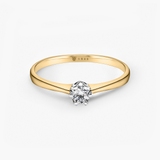 Pierścionek zaręczynowy złoty Jedyny