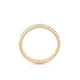 Pierścionek złoty z diamentami