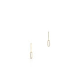 Kolczyki złote z cyrkoniami