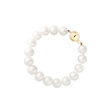 Bransoleta złota z perłami