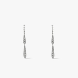 Kolczyki białe złoto z brylantami