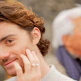 Nausznica srebrna Felicita