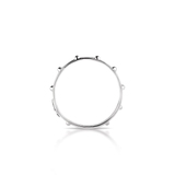 Pierścionek srebrny różaniec