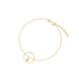 Bransoleta złota z serduszkiem