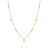 Naszyjnik srebrny pozłacany W.KRUK