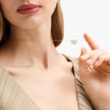 Naszyjnik złoty z zielonym awenturynem Saint Tropez