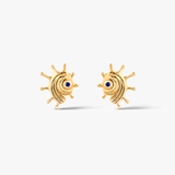 Kolczyki srebrne pozłacane