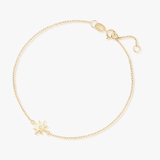 Bransoleta złota z gwiazdką