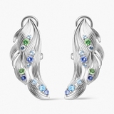 Kolczyki srebrne KOI