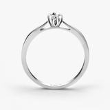 Pierścionek zaręczynowy złoty Romantyczny