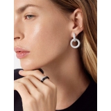 Pierścionek srebrny z czarną ceramiką