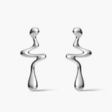 Kolczyki srebrne Modern