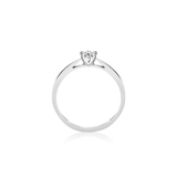 Pierścionek zaręczynowy złoty Romantyczny