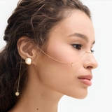 Ozdoba na twarz srebrna Follow