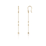 Kolczyki złote wiszące