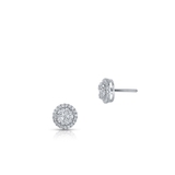 Kolczyki białe złoto z brylantami