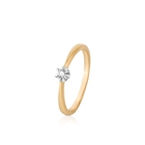 Pierścionek zaręczynowy złoty W.KRUK