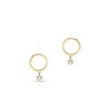 Kolczyki złote z cyrkoniami