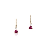 Kolczyki z rubinem