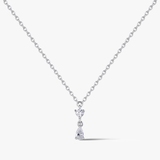 Naszyjnik srebrny z cyrkoniami