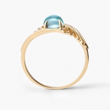 Pierścionek złoty KOI