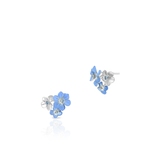 Kolczyki srebrne Kwiaty Nocy