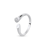 Pierścionek srebrny z cyrkoniami