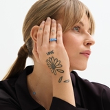 Pierścionek srebrny Kwiaty Nocy