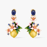 Kolczyki srebrne Kwiaty Nocy Cytrusy