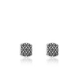 Spinki do koszuli srebrne Longplay